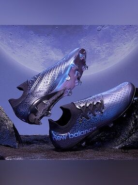 New Balance Men’s 8 Furon V7 FG Metallic Purple-Black Soccer Cleats Women’s 9.5